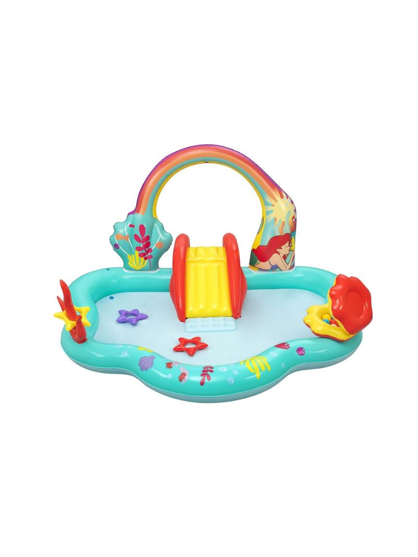 Bestway playcenter πισίνα disney μικρή γοργόνα με αξεσουάρ 221x193x117cm - Bestway