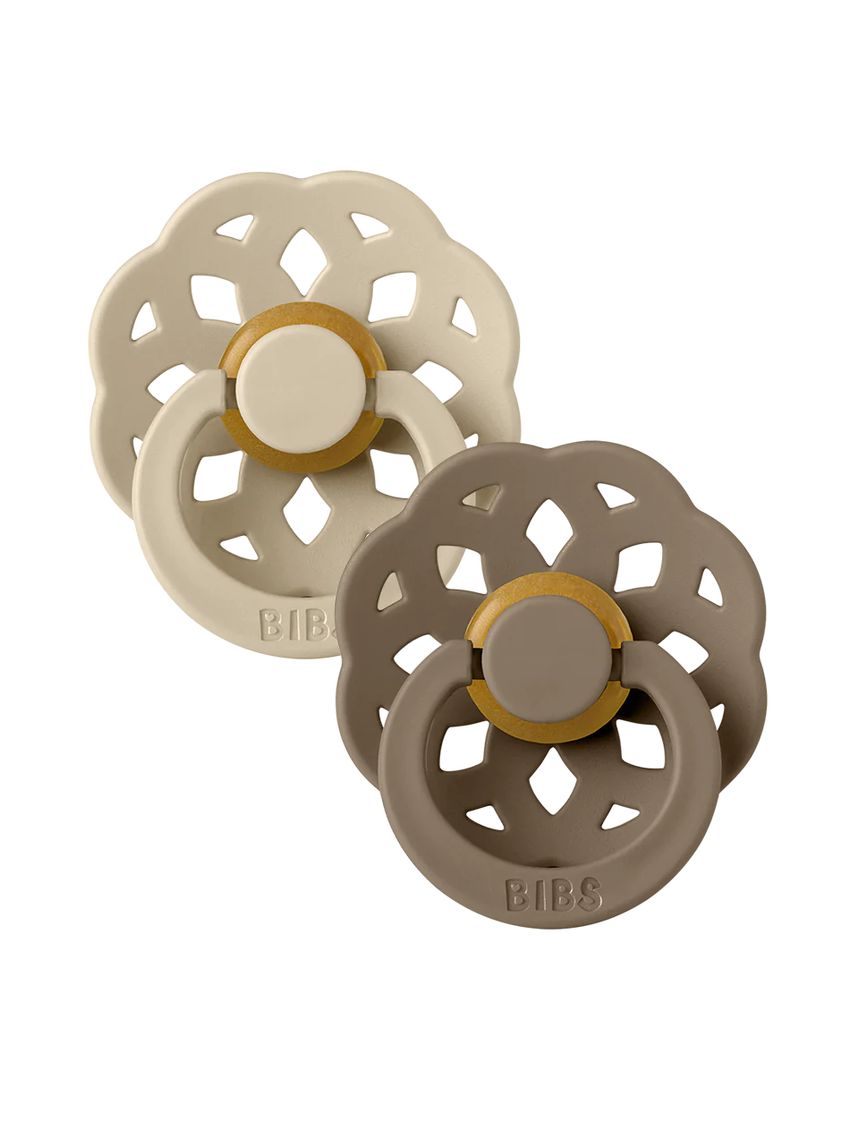 Bibs – πιπίλες boheme vanilla/dark oak +0 μηνών σετ 2 τεμ. - BIBS
