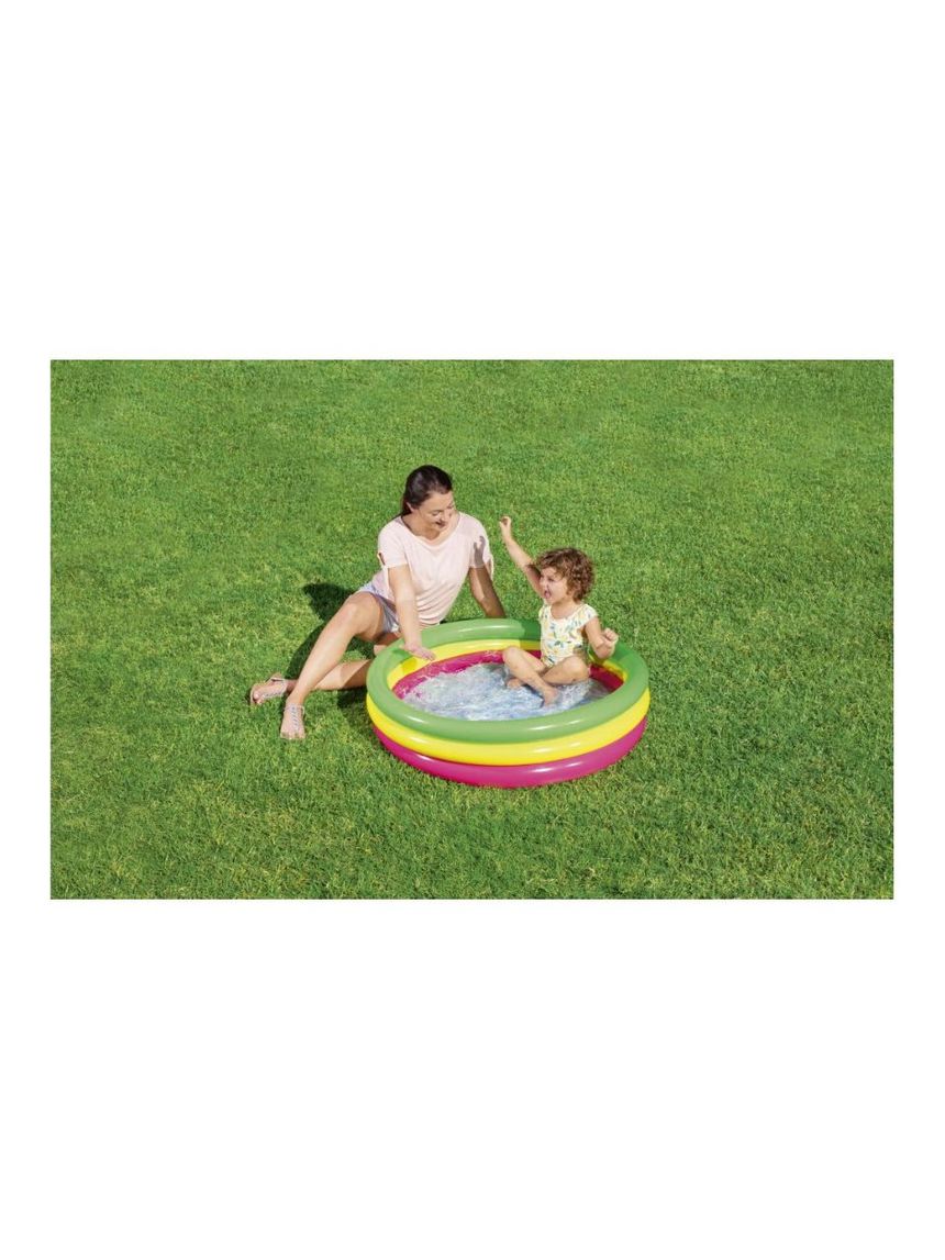 Bestway φουσκωτή πισίνα πολύχρωμη 102x25cm - Bestway