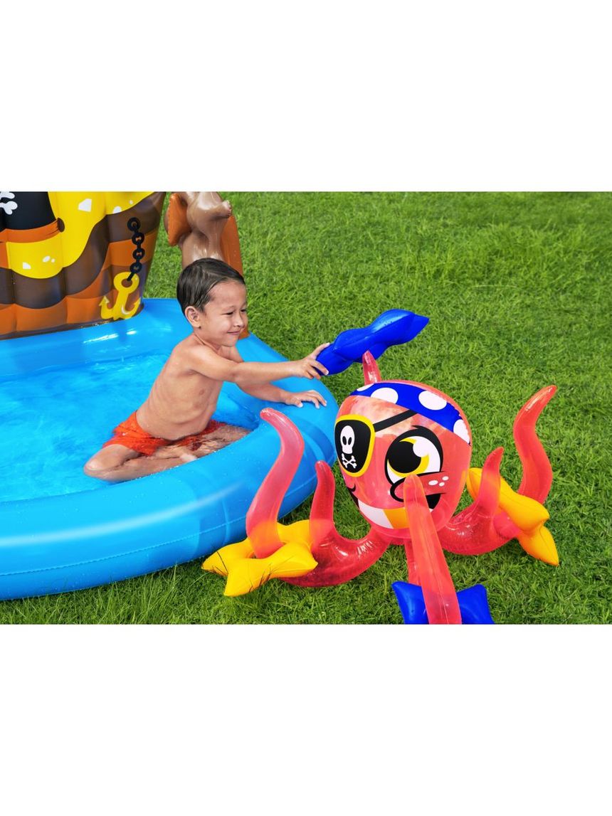 Bestway φουσκωτή πισίνα playcenter πειρατικό πλοίο 140x130x104εκ. - Bestway