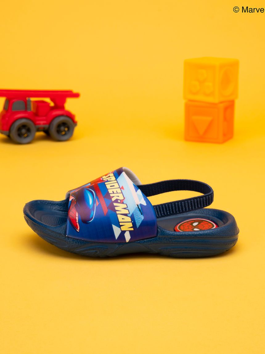 σαγιονάρες μπλε με τον spiderman για αγόρι - Silverlit