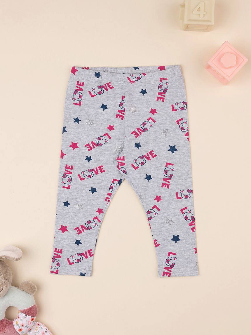 βρεφικό κολάν γκρι teddy για κορίτσι - Prénatal