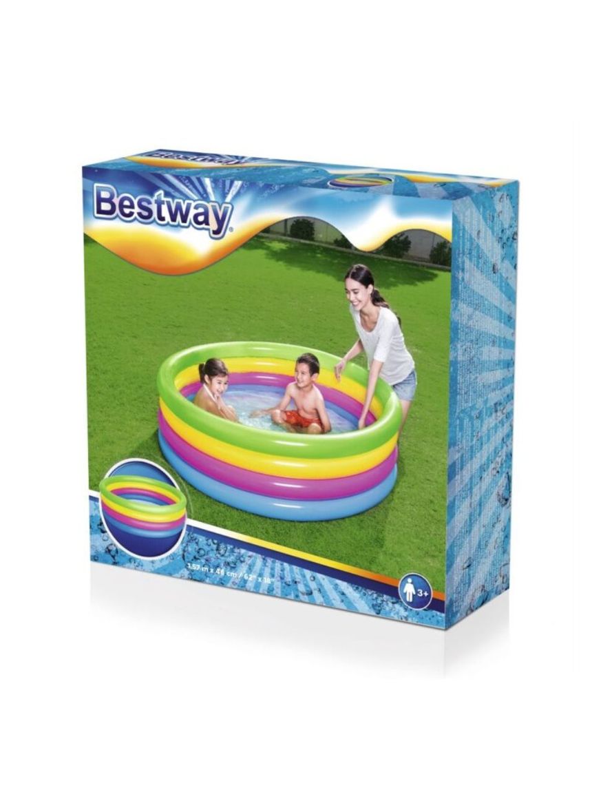 Bestway παιδική φουσκωτή πισίνα πολύχρωμη 157x46εκ. bst51117 - Bestway