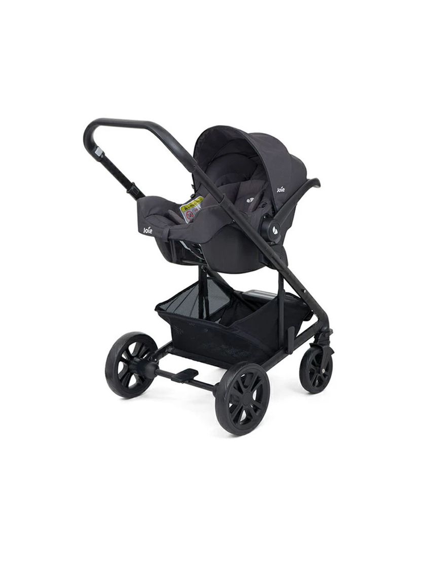 Joie σύστημα μεταφοράς trio set chrome με πορτ μπεμπέ ember & κάθισμα αυτοκινήτου i-snug 2 coal - Joie