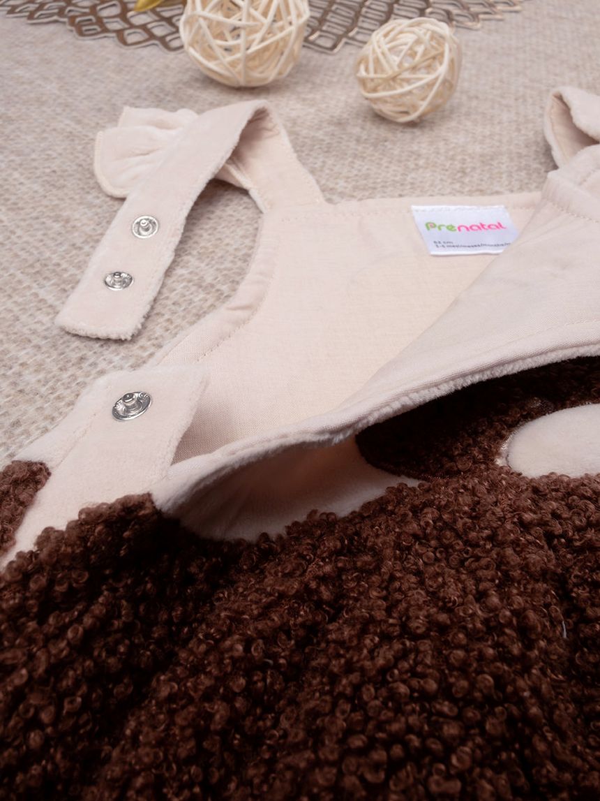 βρεφικό σετ μπλούζα και φόρεμα teddy για κορίτσι - Prénatal