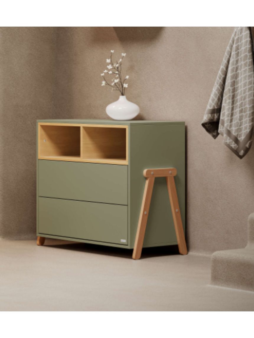 Casababy συρταριέρα palmer olive 590307 - CASABABY