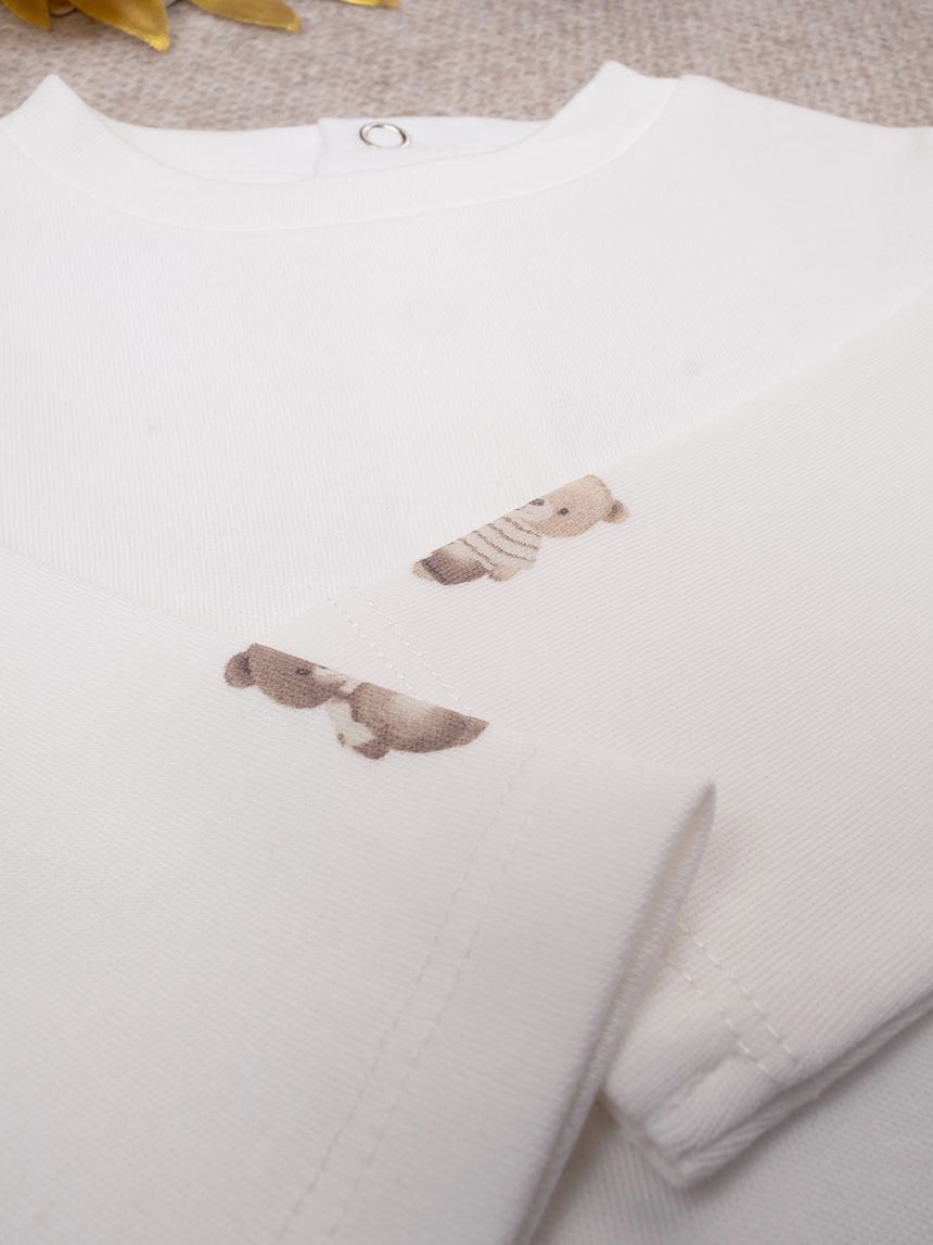 βρεφικό σετ μπλούζα και σαλοπέτα teddy για αγόρι - Prénatal