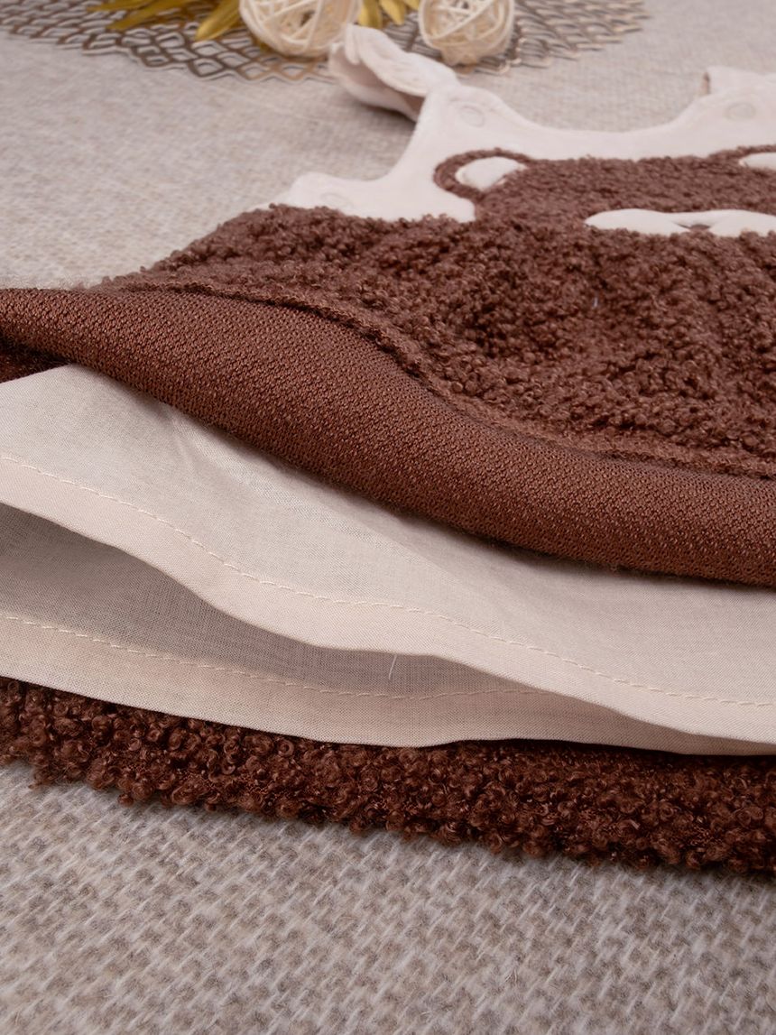 βρεφικό σετ μπλούζα και φόρεμα teddy για κορίτσι - Prénatal