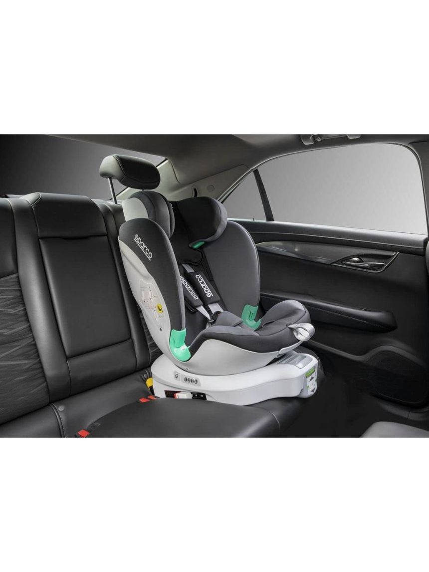 Sparco κάθισμα αυτοκινήτου i-size & top tether (40-135cm) black/red sk6000ird - SPARCO