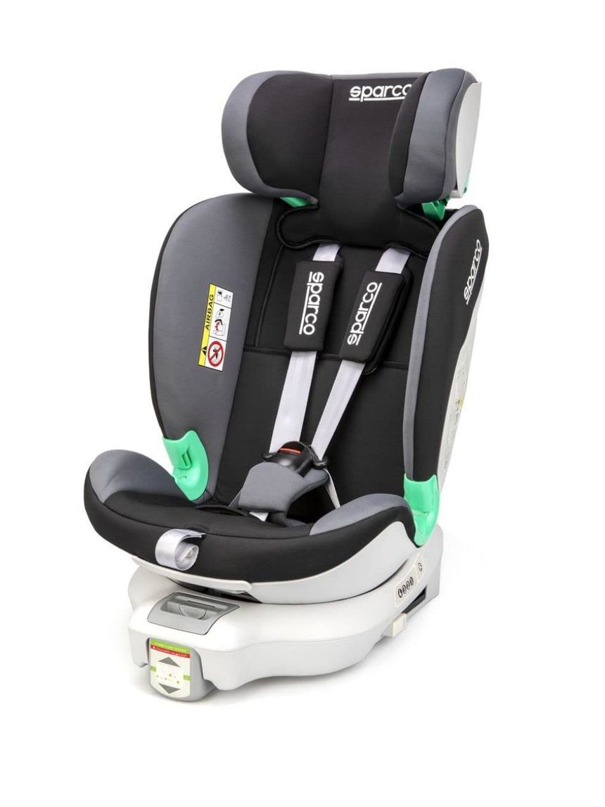 Sparco κάθισμα αυτοκινήτου i-size & top tether (40-135cm) black/grey sk6000igr - SPARCO
