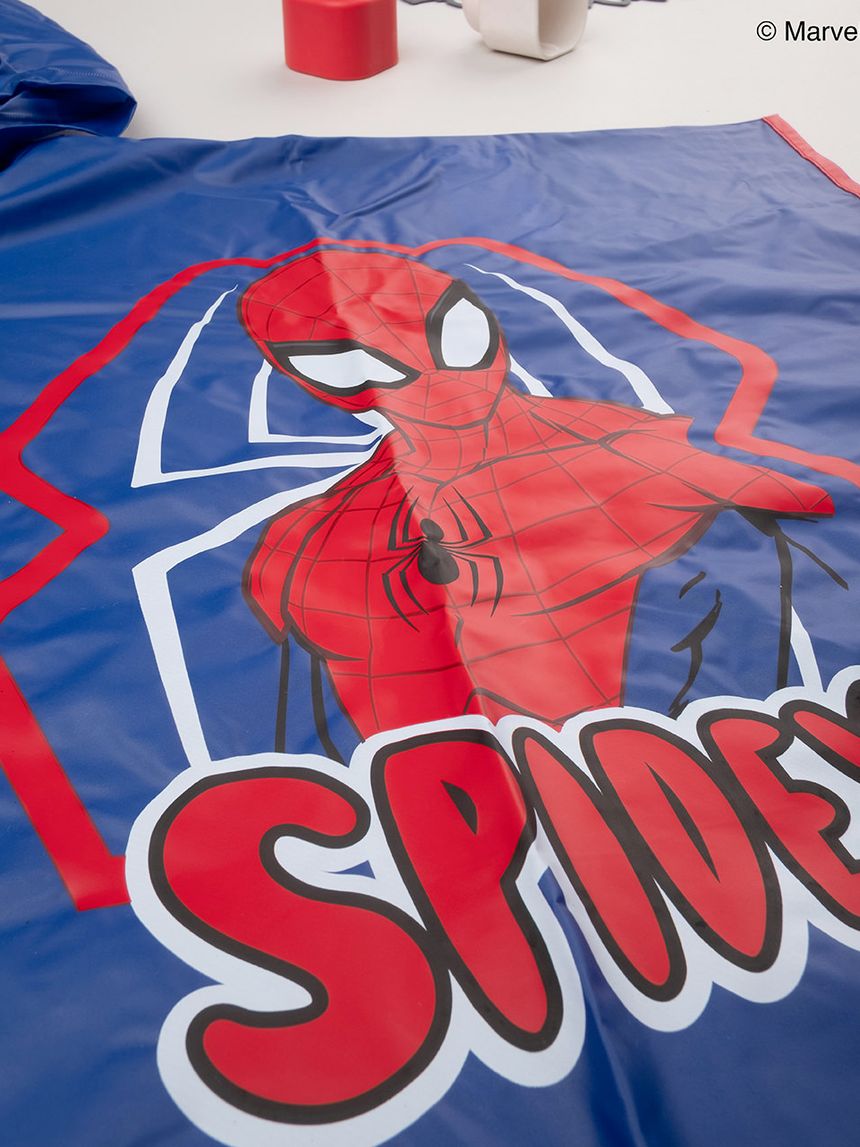παιδικό αδιάβροχο μπλε με το spiderman για αγόρι - Prénatal