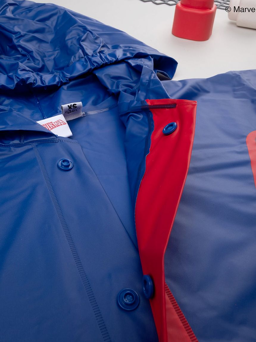 παιδικό αδιάβροχο μπλε με το spiderman για αγόρι - Prénatal