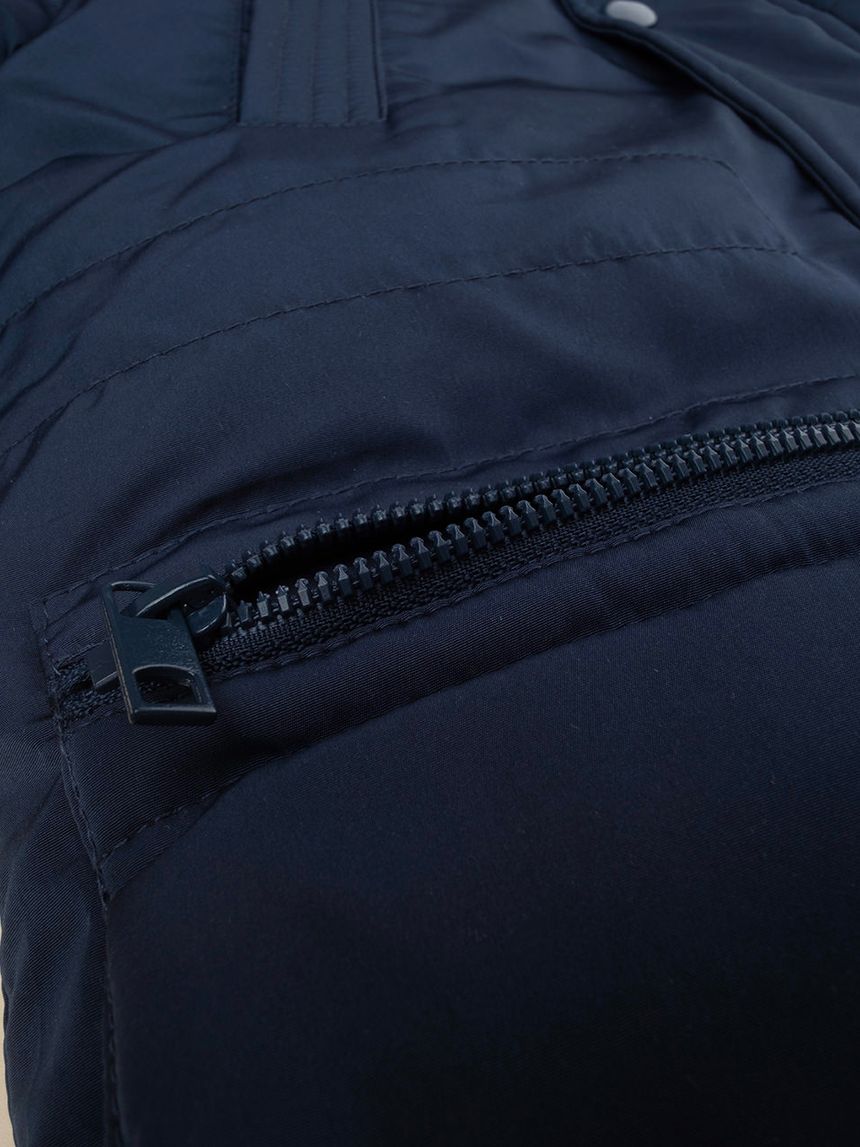 παιδικό μπουφάν φουσκωτό μπλε για αγόρι - Prénatal