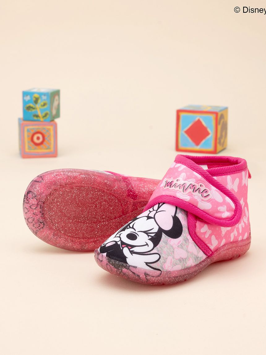 παντοφλάκια κλειστά φούξια με τη minnie για κορίτσι - Silverlit