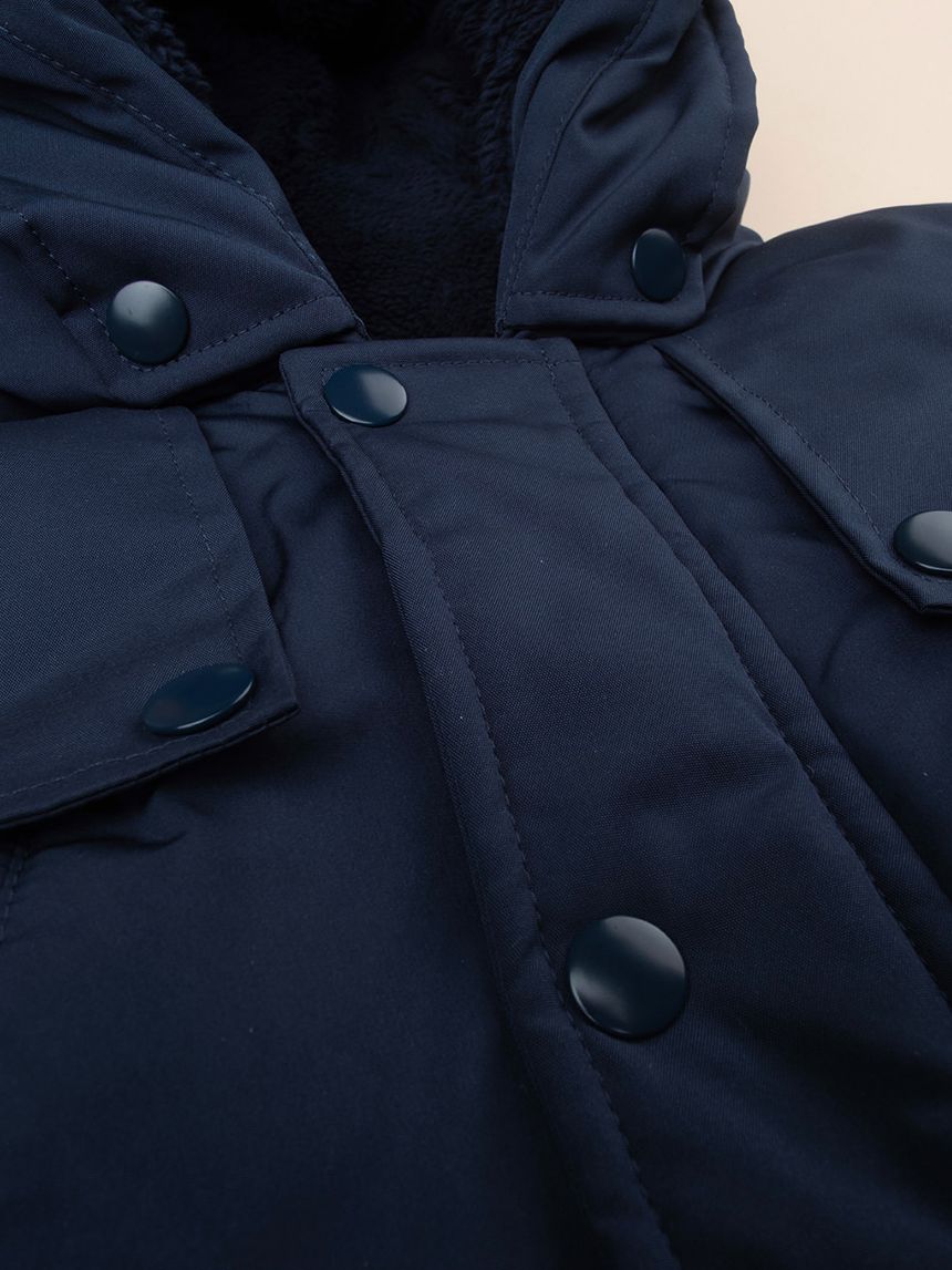 παιδικό μπουφάν φουσκωτό μπλε για αγόρι - Prénatal