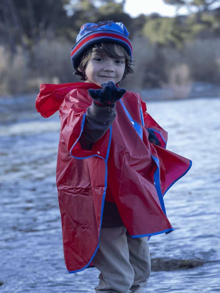 παιδικό αδιάβροχο κόκκινο με το spiderman 2400000726 για αγόρι - Disney