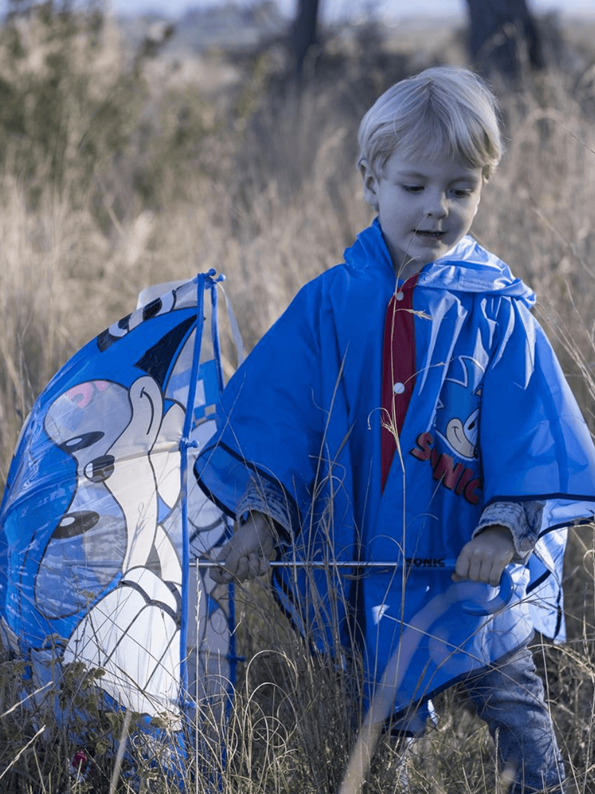 παιδικό αδιάβροχο μπλε με το sonic 2400000732 για αγόρι - Disney