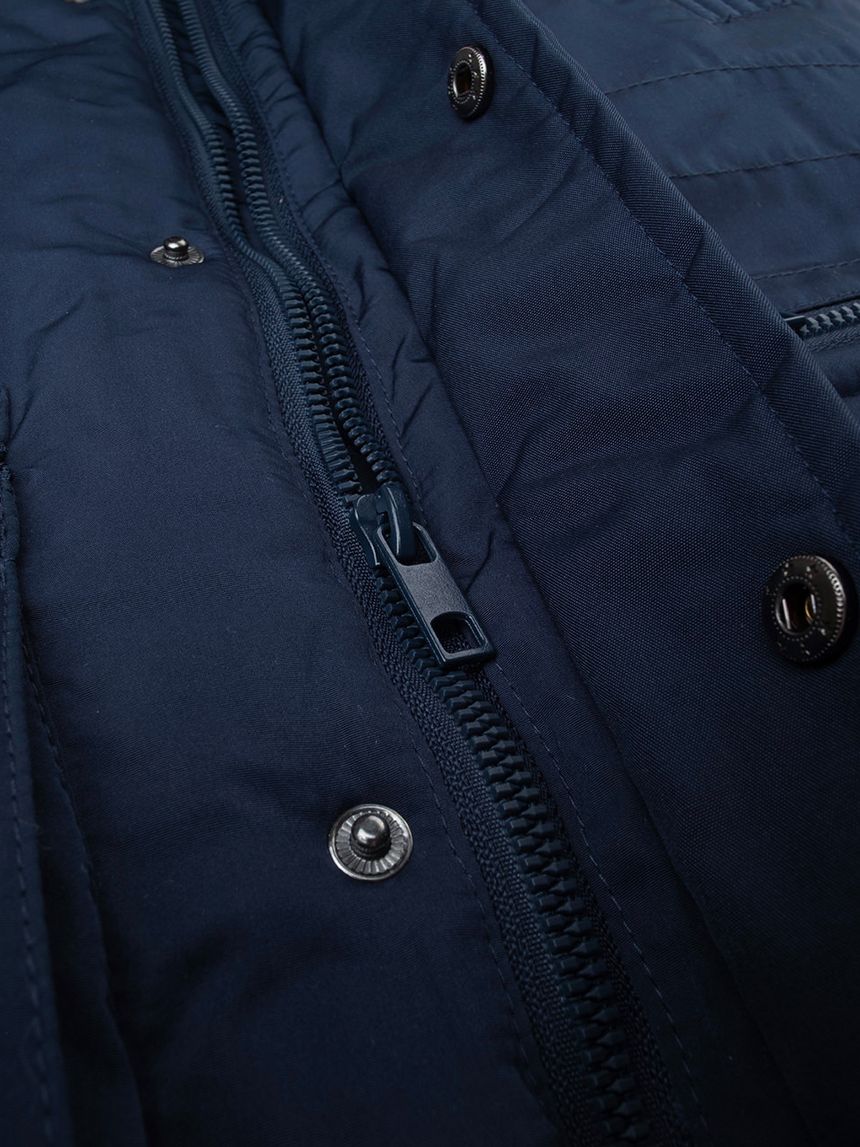 παιδικό μπουφάν φουσκωτό μπλε για αγόρι - Prénatal