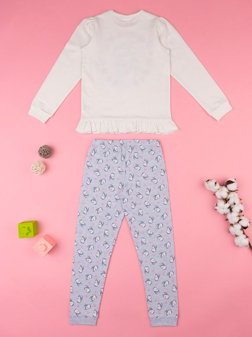 παιδική πιτζάμα με πιγκουίνους για κορίτσι - Prénatal