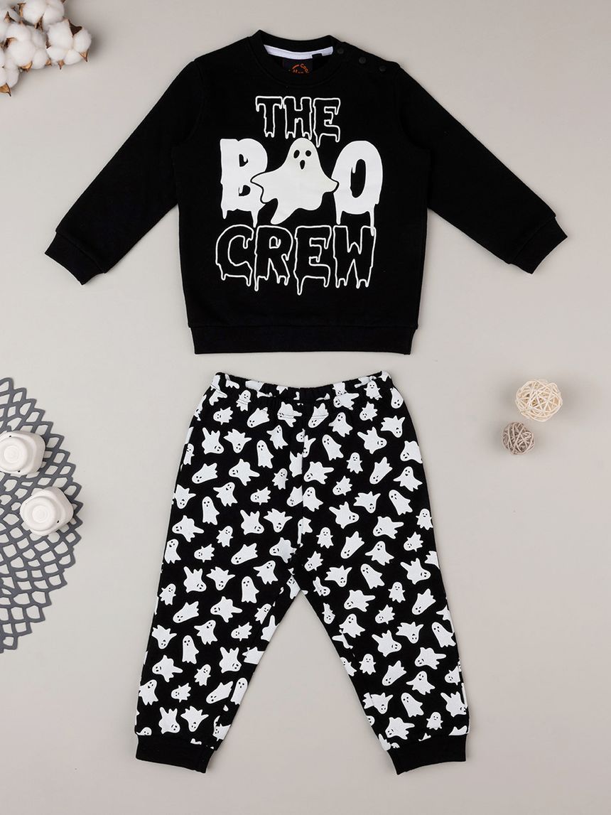 πιτζάμα halloween μαύρη για αγόρι - Prénatal