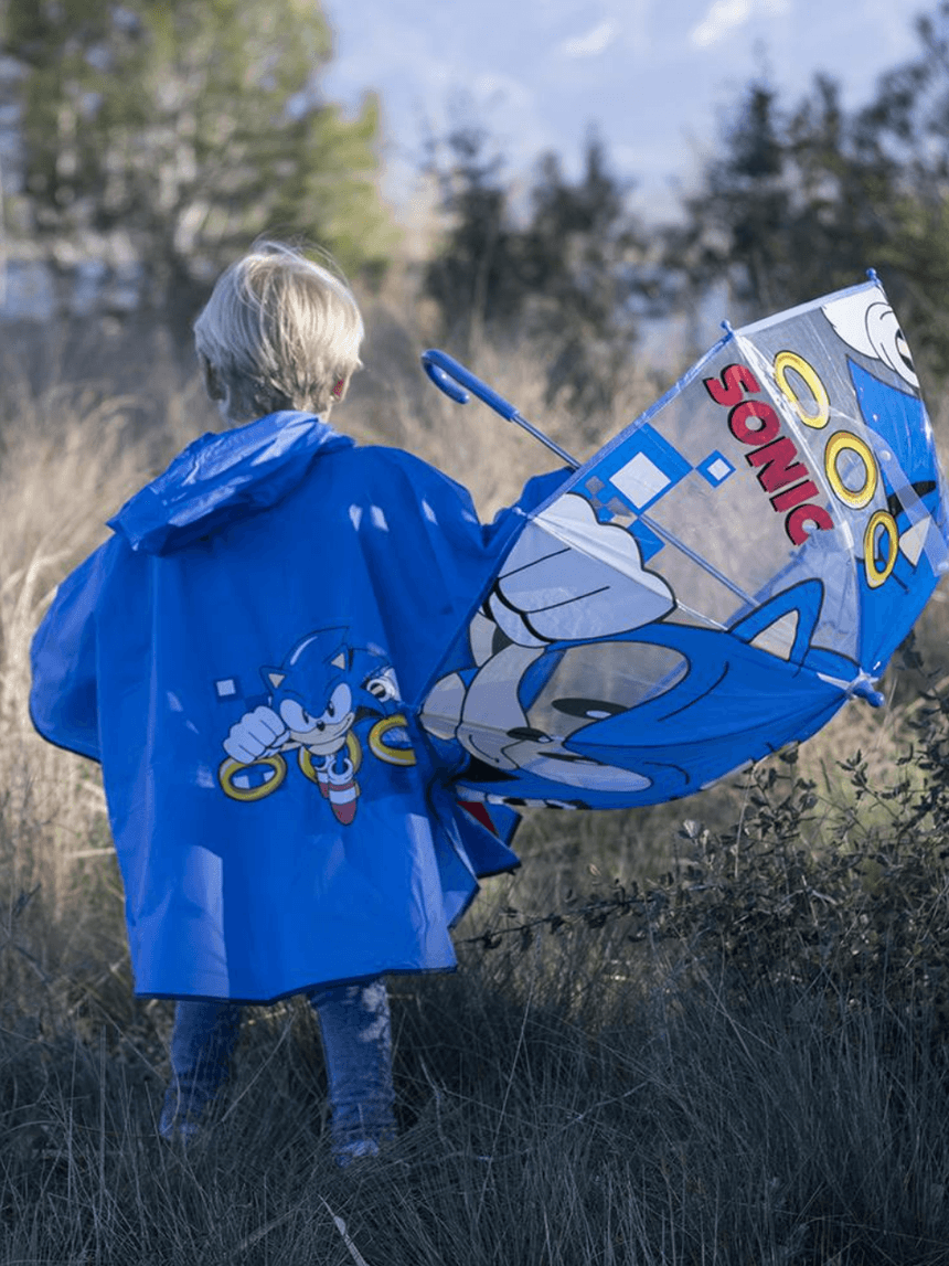 παιδικό αδιάβροχο μπλε με το sonic 2400000732 για αγόρι - Disney