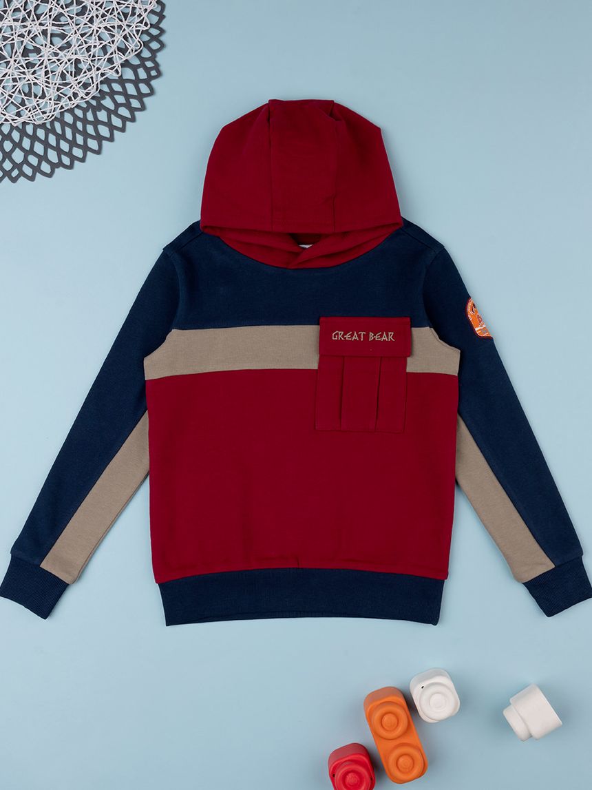 παιδική μπλούζα φούτερ great bear για αγόρι - Prénatal