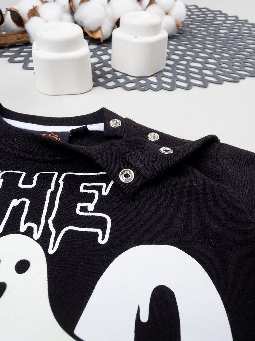 πιτζάμα halloween μαύρη για αγόρι - Prénatal