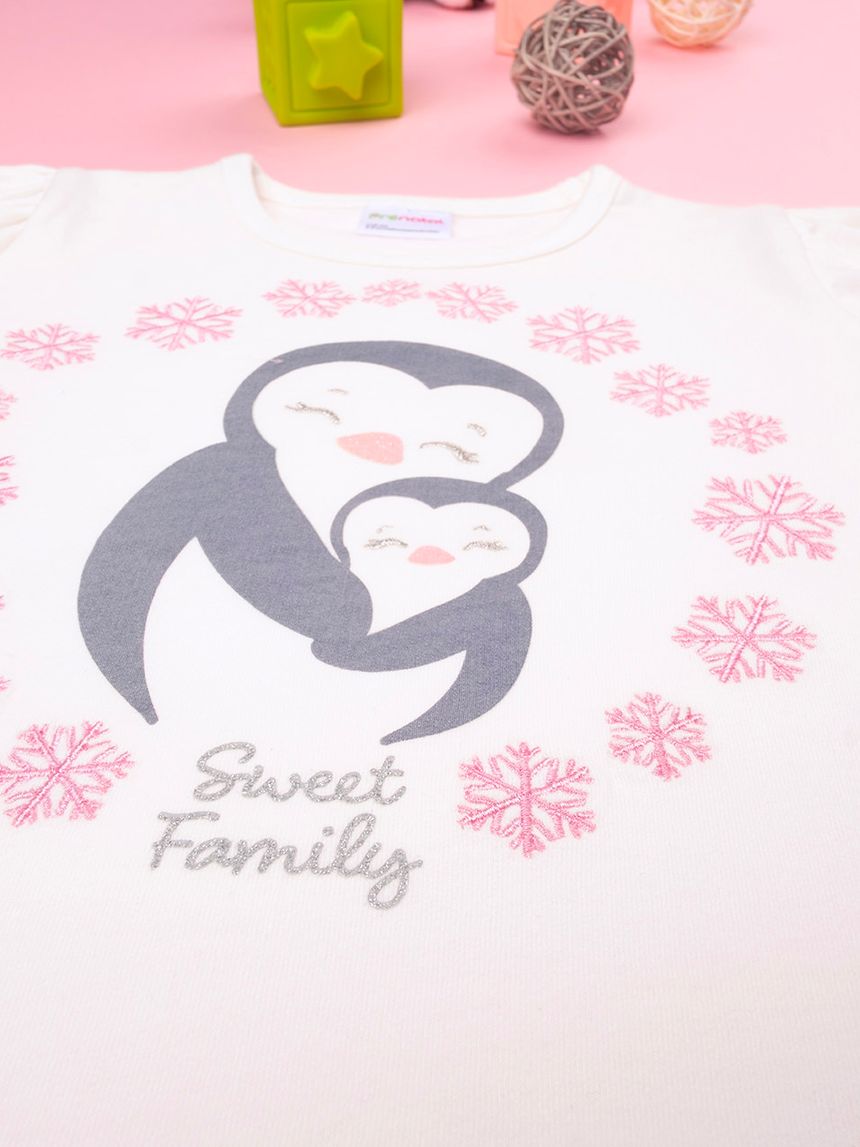 παιδική πιτζάμα με πιγκουίνους για κορίτσι - Prénatal