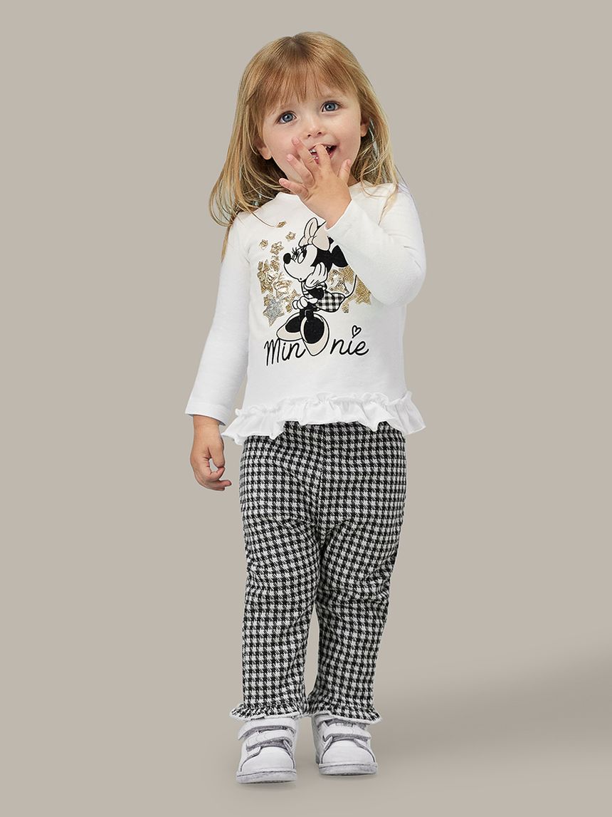 βρεφική μπλούζα λευκή με την minnie για κορίτσι - Prénatal