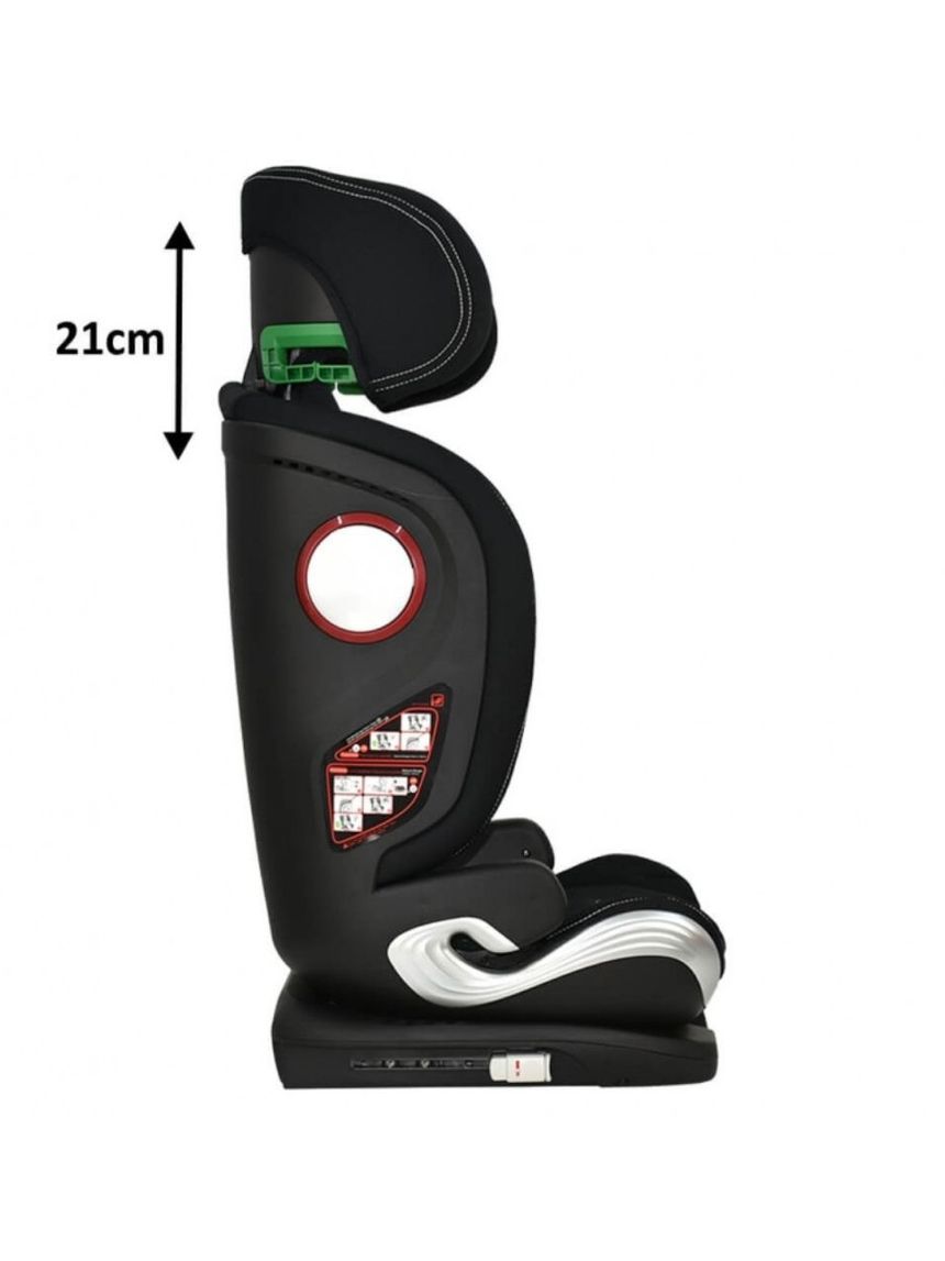 Bebe stars κάθισμα αυτοκινήτου isofix leon plus i-size (100-150cm) black 944-188 - Bebe Stars