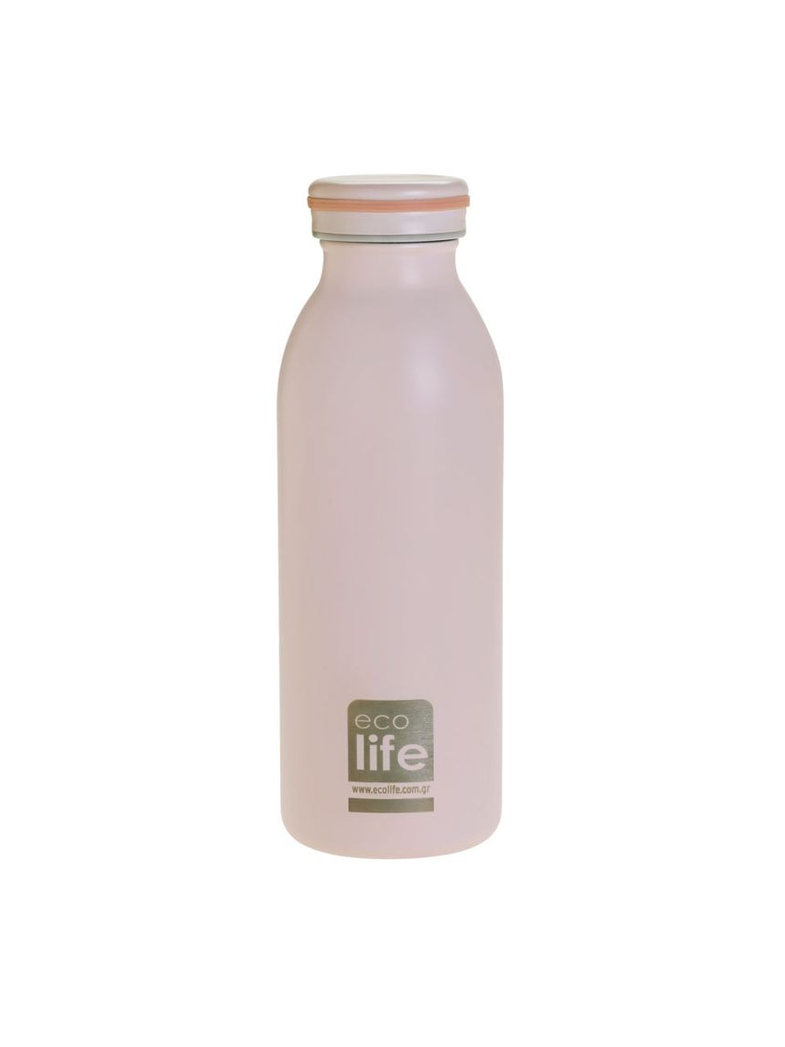 Ecolife μπουκάλι θερμός 450ml pastel pink 33-bo-3046 - Ecolife