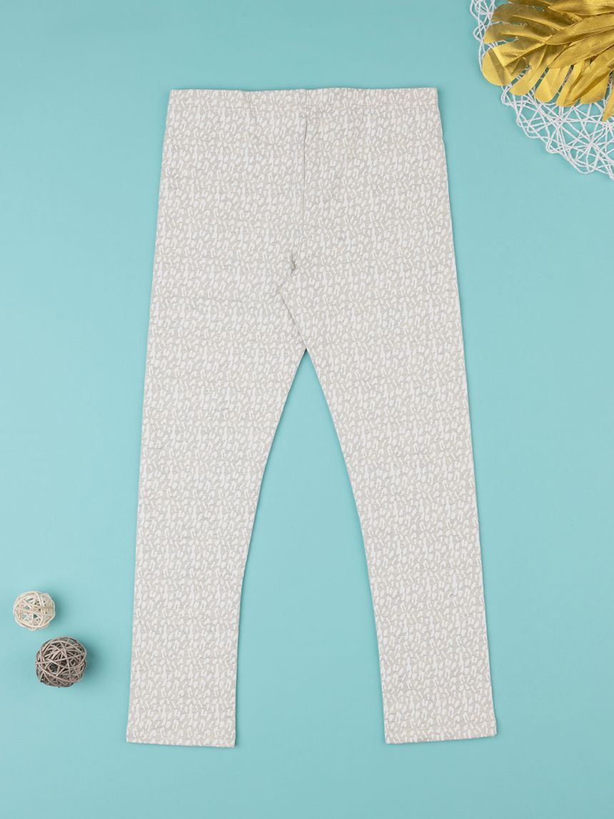 παιδικό κολάν μπεζ animal print για κορίτσι - Prénatal