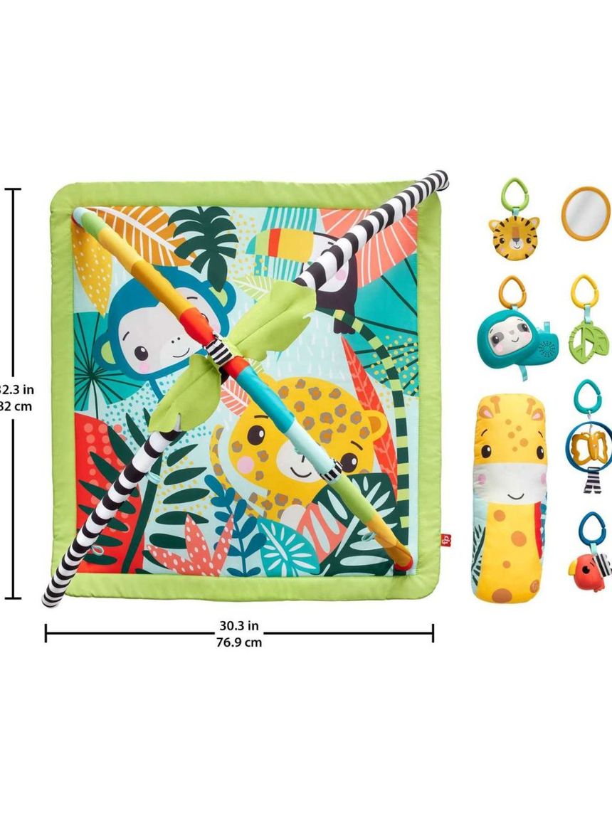 Fisher-price γυμναστήριο τροπικό δάσος 3 σε 1 hjw08 - Fisher-Price
