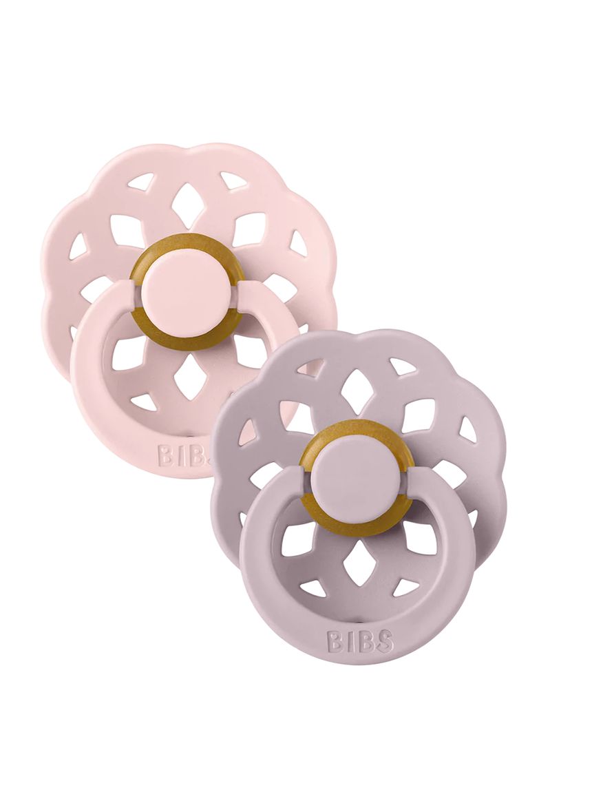 Bibs – πιπίλες boheme blossom/ dusky lilac +0 μηνών σετ 2 τεμ. - BIBS