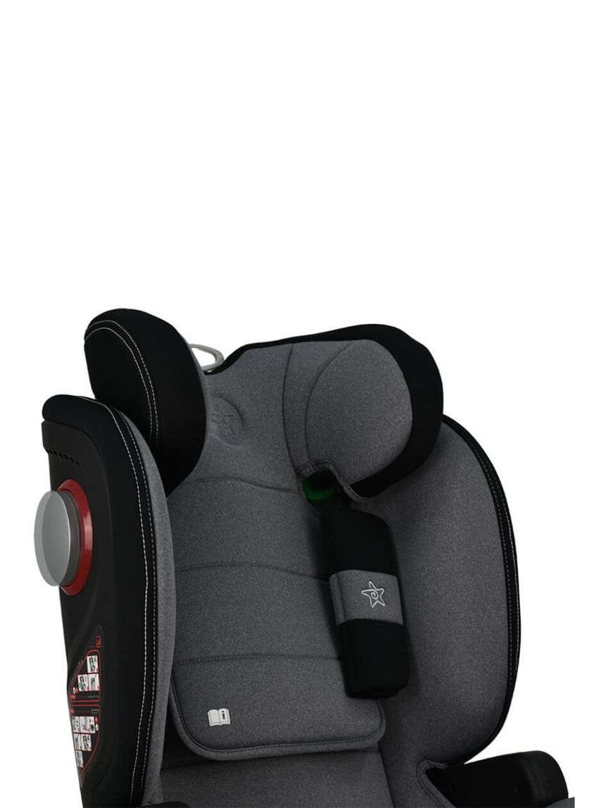 Bebe stars κάθισμα αυτοκινήτου leon plus i-size (100-150cm) grey 944-186 - Bebe Stars