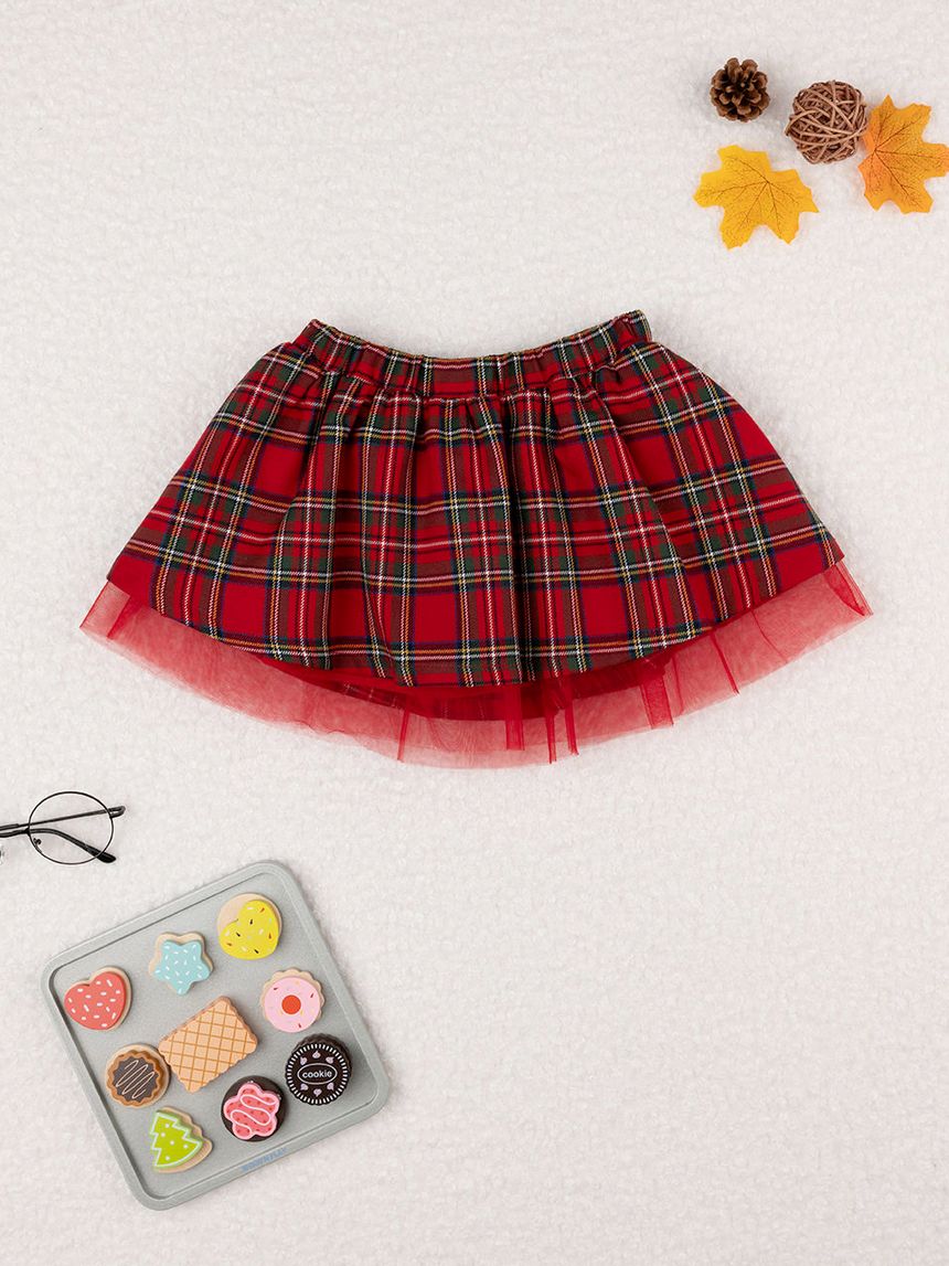 βρεφική φούστα καρό για κορίτσι - Prénatal