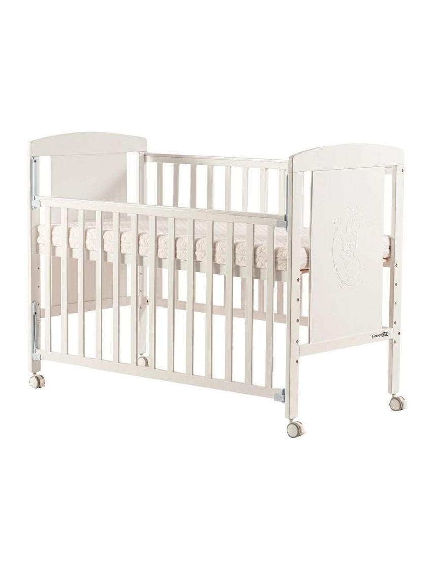 Freeon ξύλινο βρεφικό κρεβάτι mia λευκό 60x120cm, 49171 - Freeon