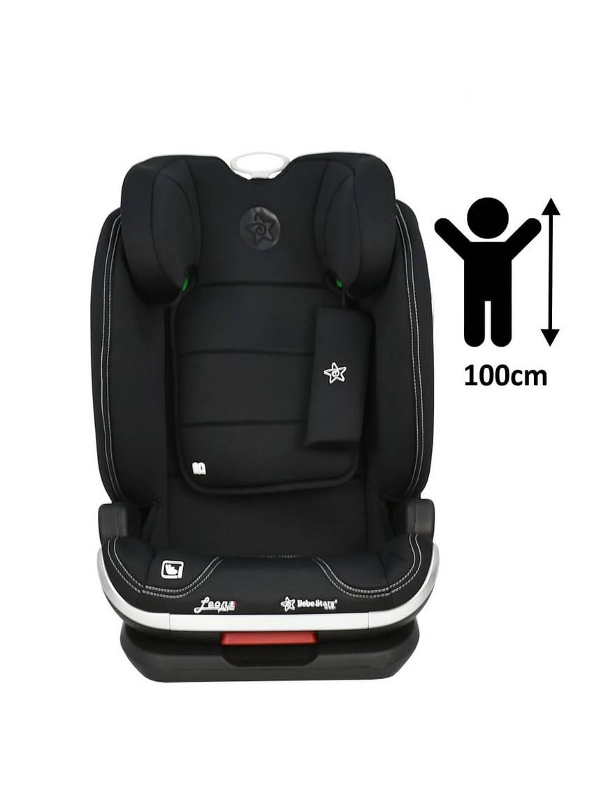 Bebe stars κάθισμα αυτοκινήτου isofix leon plus i-size (100-150cm) black 944-188 - Bebe Stars