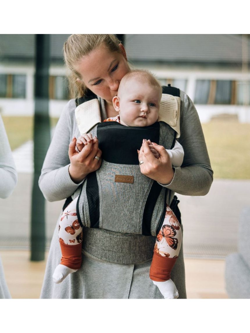 Freeon μάρσιπος 2σε1 kenguru side by side grey 48945 - Freeon