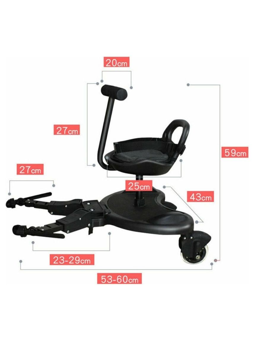 Freeοn τρέιλερ καροτσιού για δεύτερο παιδί με κάθισμα 38138 - Freeon