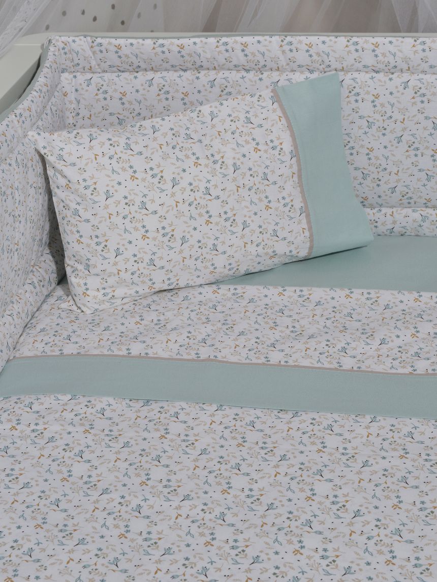 Baby oliver σετ σεντόνια κρεβατιού x3 μέντα 46-6706-403 - Baby Oliver