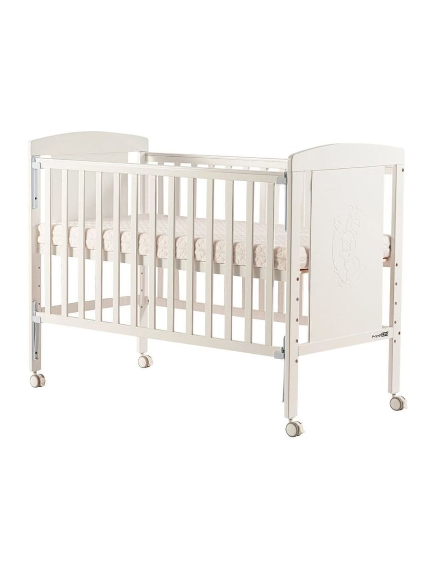 Freeon ξύλινο βρεφικό κρεβάτι mia λευκό 60x120cm, 49171 - Freeon