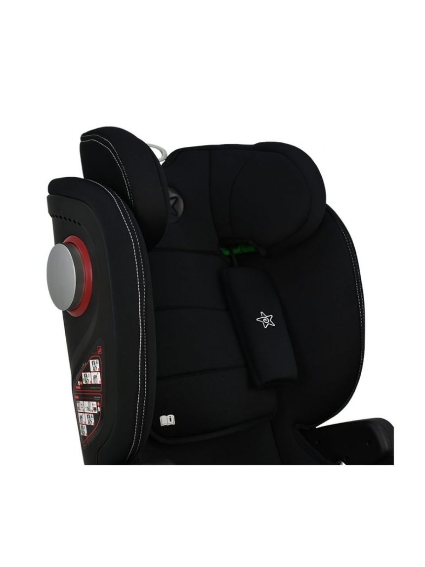 Bebe stars κάθισμα αυτοκινήτου isofix leon plus i-size (100-150cm) black 944-188 - Bebe Stars