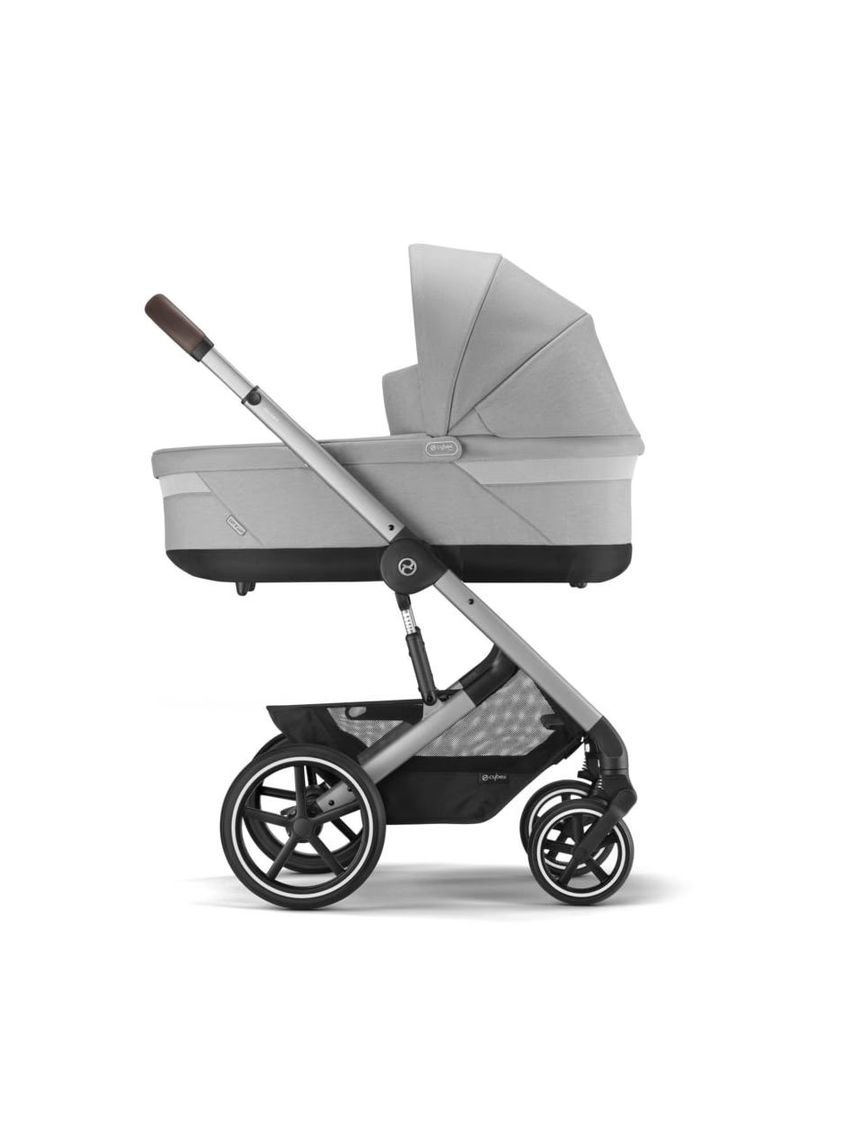 Cybex καρότσι 3σε1 balios s lux lava grey με κάθισμα aton s2 i-size + port bebe + αντάπτορες - Cybex