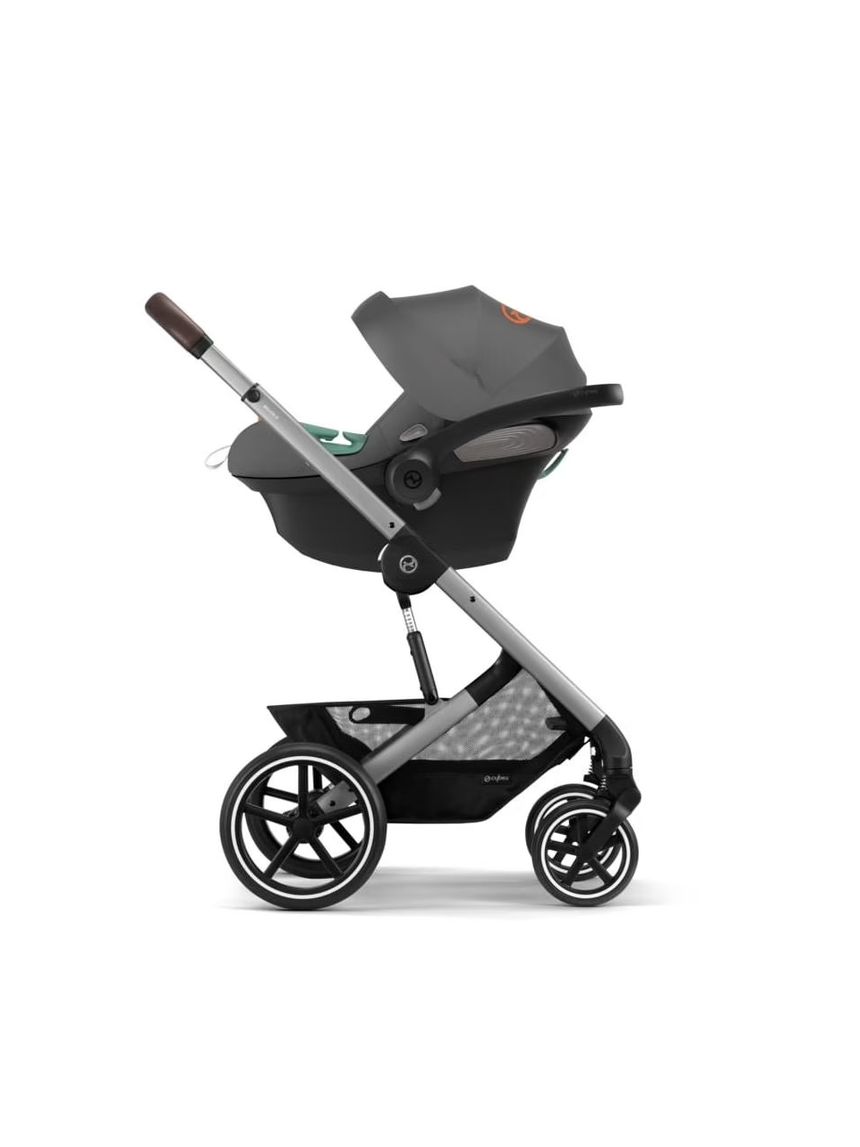 Cybex καρότσι 3σε1 balios s lux lava grey με κάθισμα aton s2 i-size + port bebe + αντάπτορες - Cybex