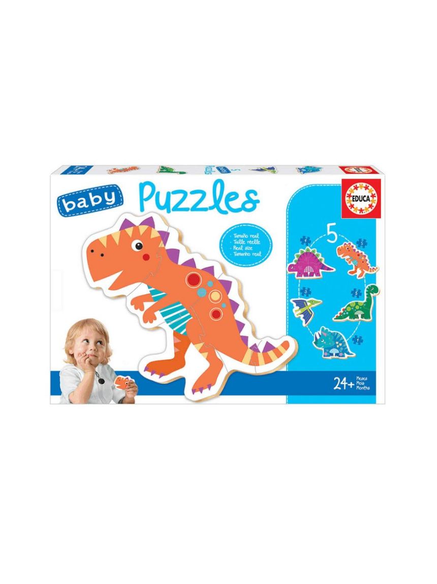 Educa παζλ 24μ+ δεινοσαυράκια (5, 3-4-5 τμχ) π.018.873 - EDUCA