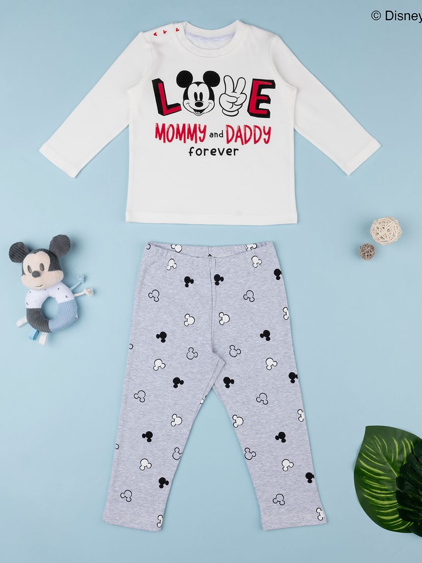 πιτζάμα valentine's day mickey για αγόρι - Prénatal