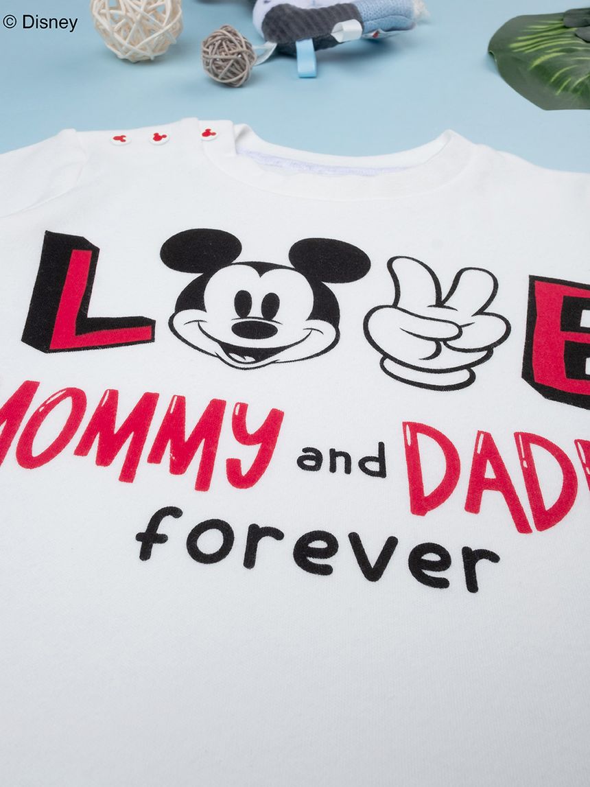 πιτζάμα valentine's day mickey για αγόρι - Prénatal