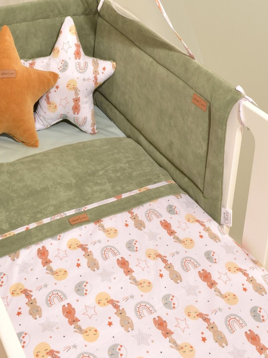 Baby oliver σετ πάπλωμα και παπλωματοθήκη λαδί 46-6700/413 - BABY OLIVER