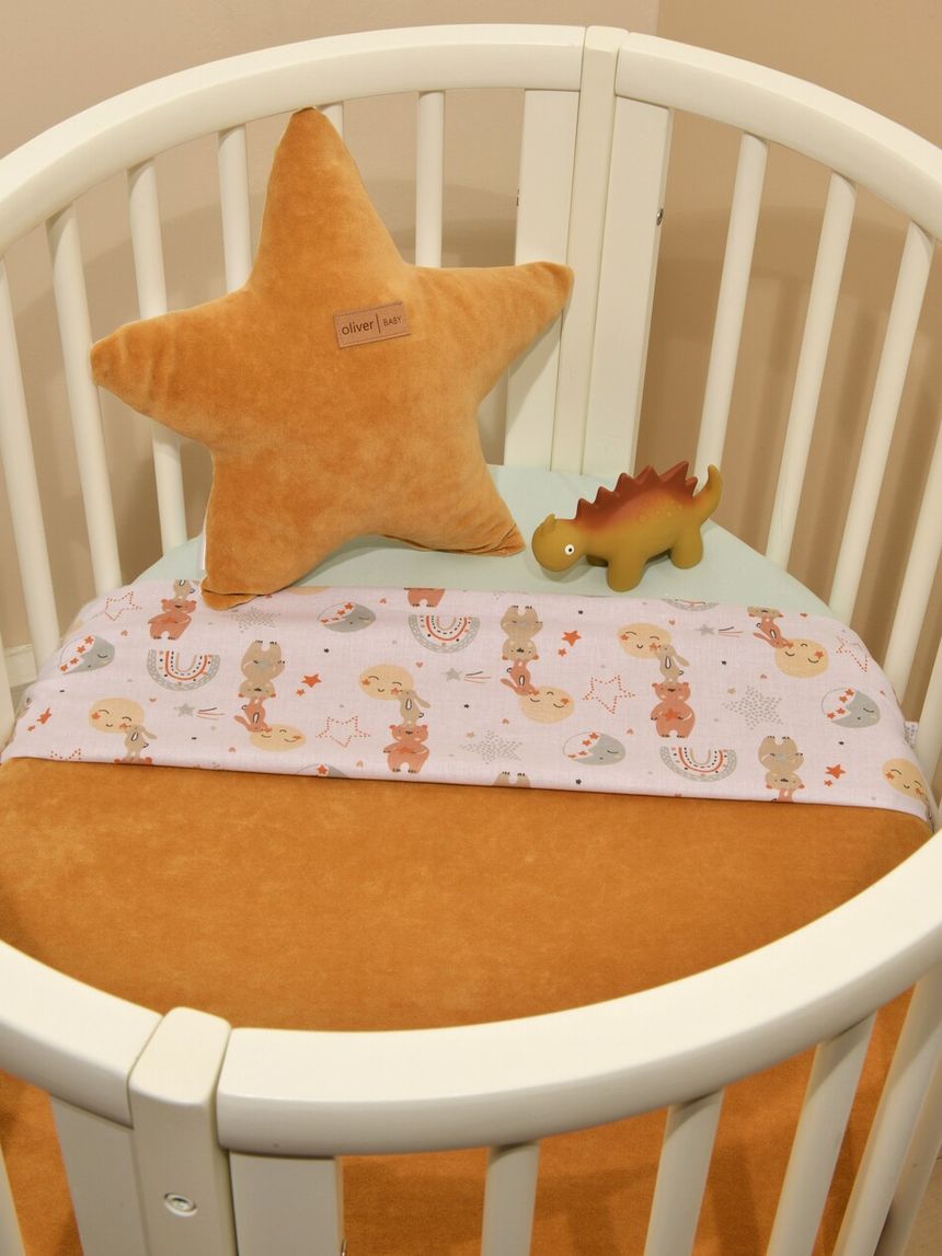 Baby oliver minky κουβέρτα κούνιας καμηλό 46-6724/410 - BABY OLIVER